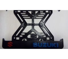 Podložka pod ŠPZ moto Suzuki modrá