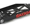 Podložka pod ŠPZ Škoda červená - sada 2ks