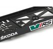 Podložka pod ŠPZ Skoda RS Motorsport - sada 2ks