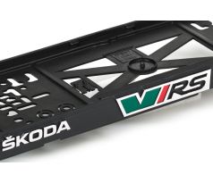 Podložka pod ŠPZ Skoda RS Motorsport - sada 2ks