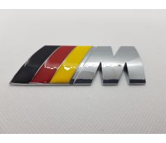 3D Nálepka na auto M nemecká vlajka