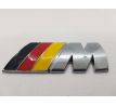 3D Logo na prednú masku BMW M power nemecká vlajka