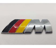 3D Logo na prednú masku BMW M power nemecká vlajka